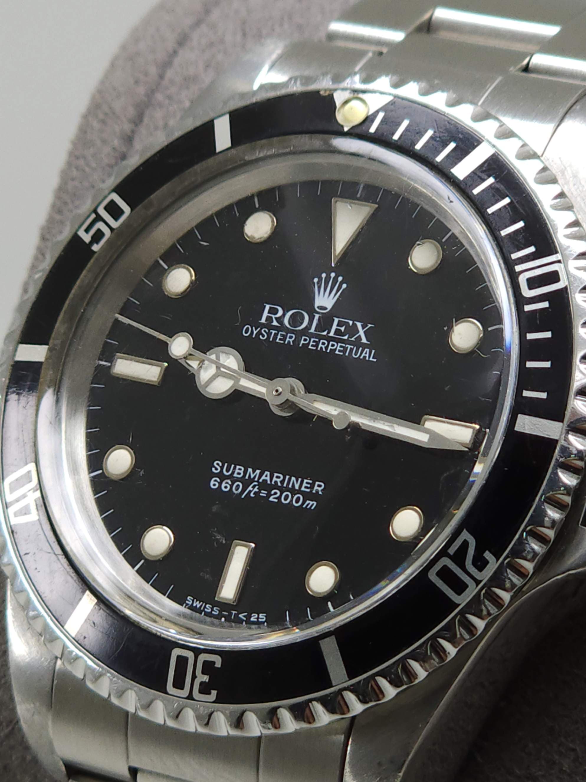 Rolex Submariner 5513 "Tritium" Glossy Dial from 1988