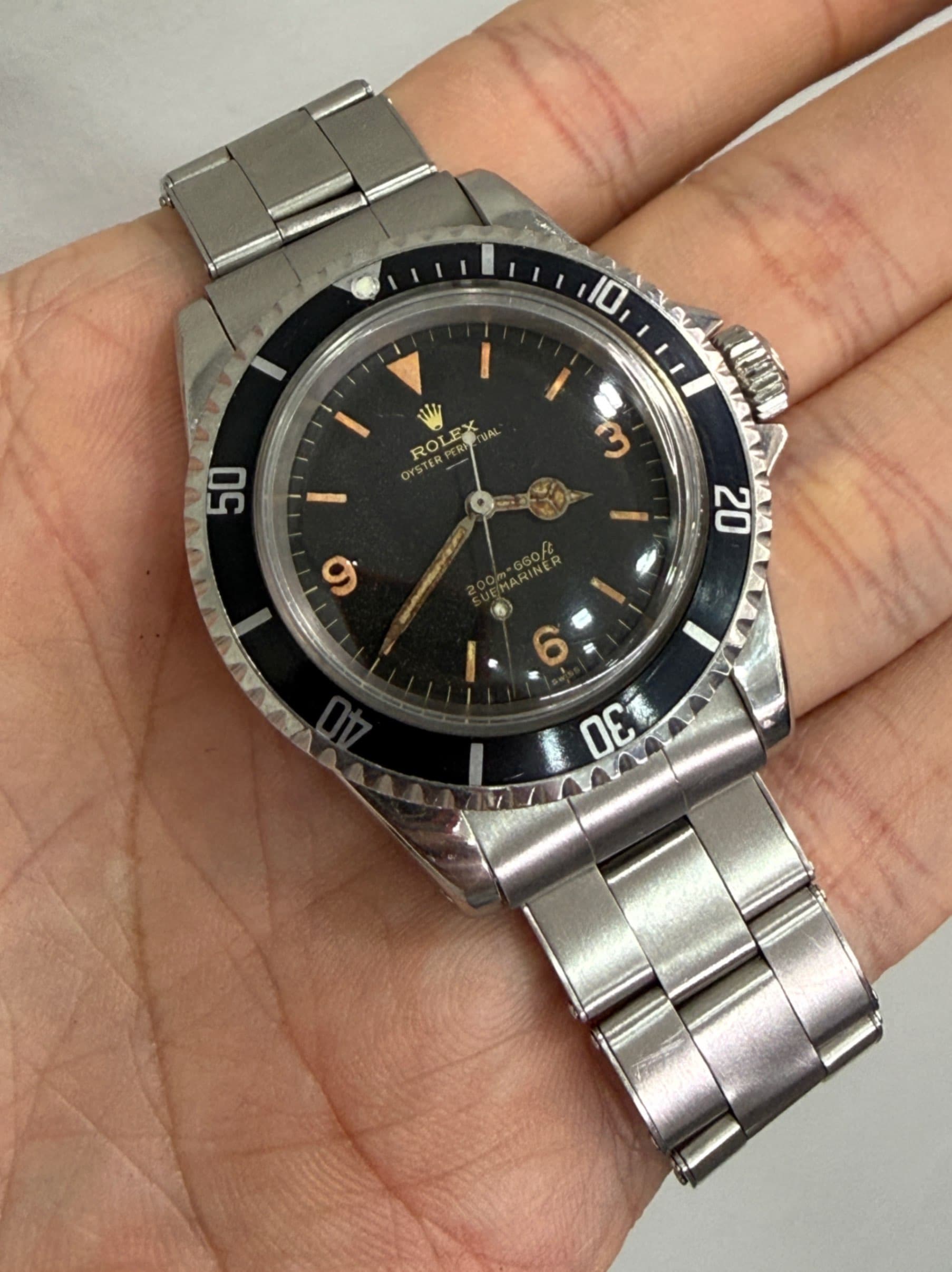 Rolex “Underlined Explorer Gilt Dial” Submariner 5513 