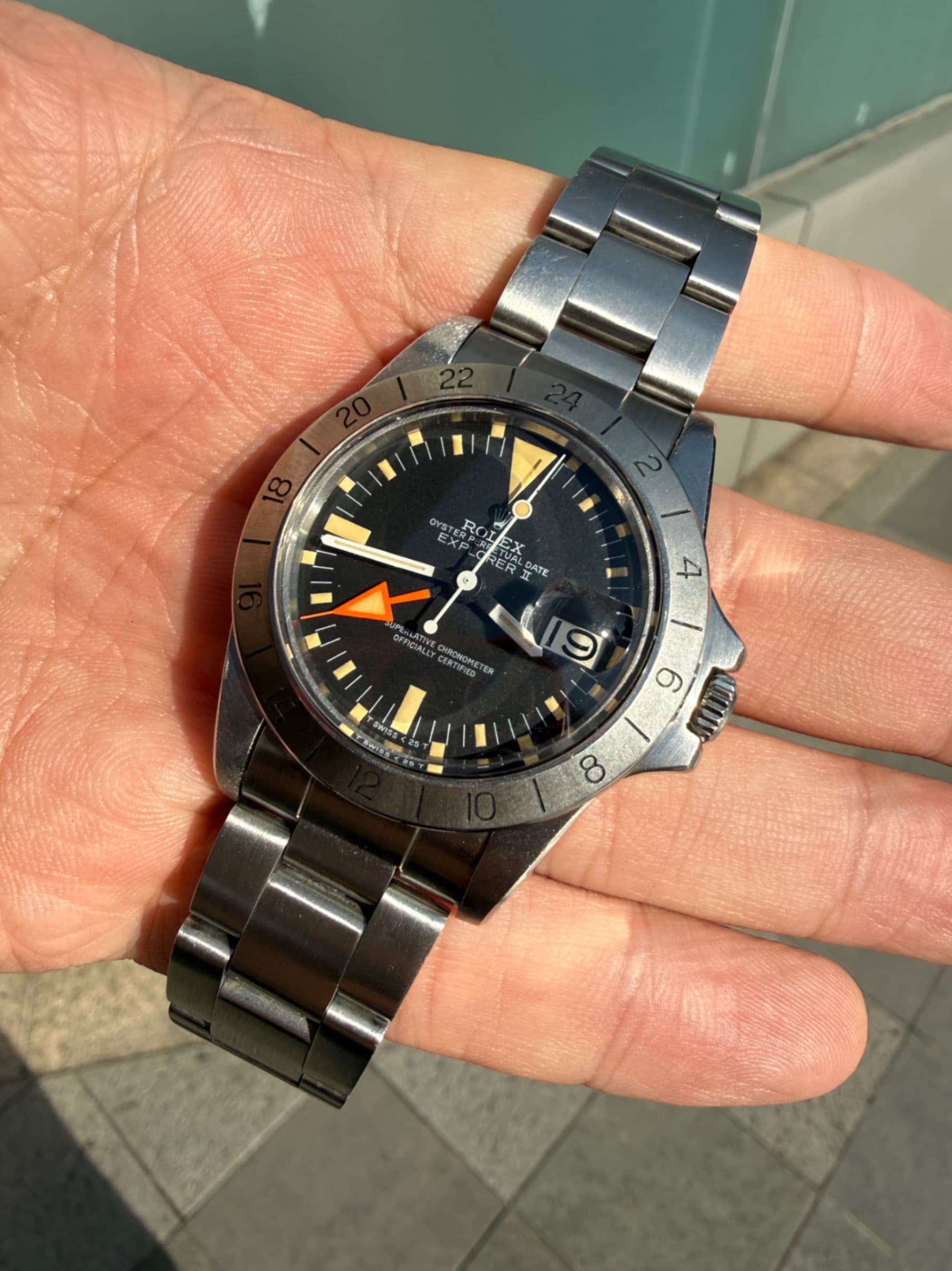 SOLD! Rolex 1655 Explorer 2 "Orange Hand" aka "Freccione"